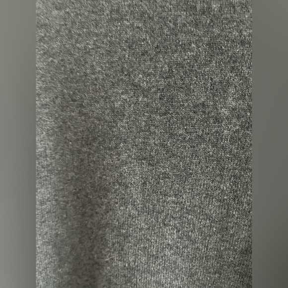 NWT George designer Mens 100% Cashmere Sweater 2 ply black slate gray V neck XXL - Picture 14 of 16